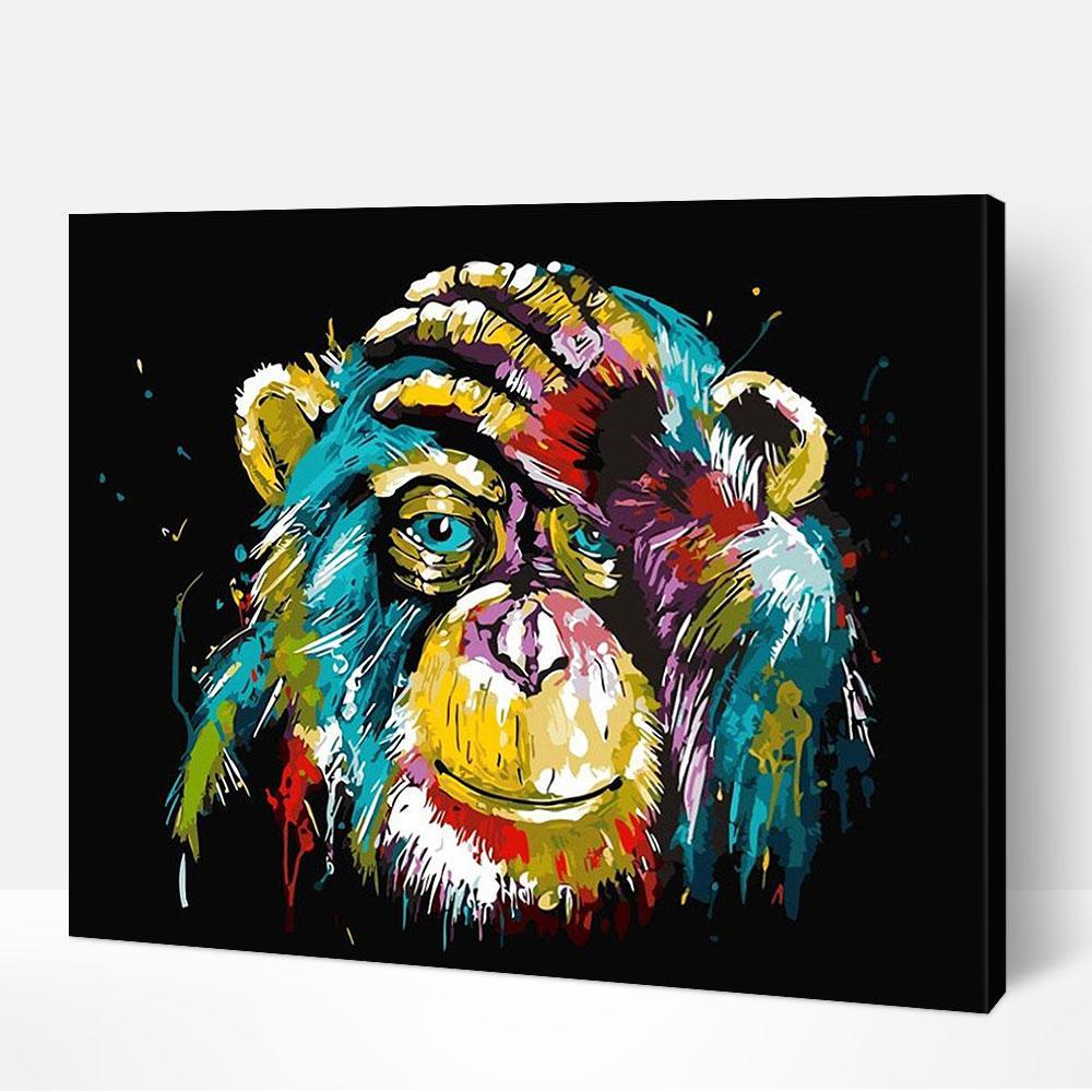 Chimpanzé Coloré